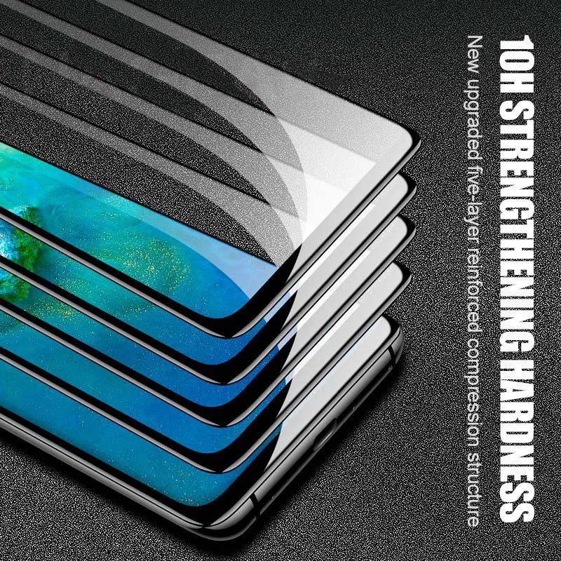 5D закругленные края полное покрытие для huawei mate 10 Lite Закаленное стекло протектор экрана