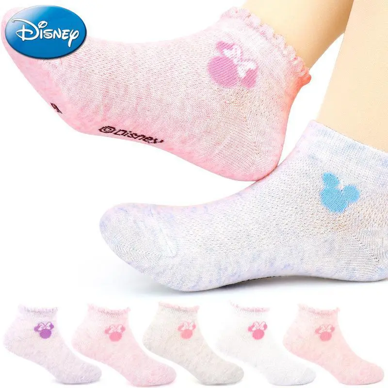 

Original Disney Mickey Children's Socks Summer Thin Socks For Boys And Girls Children's Mesh Socks Baby Cotton Socks SM3715