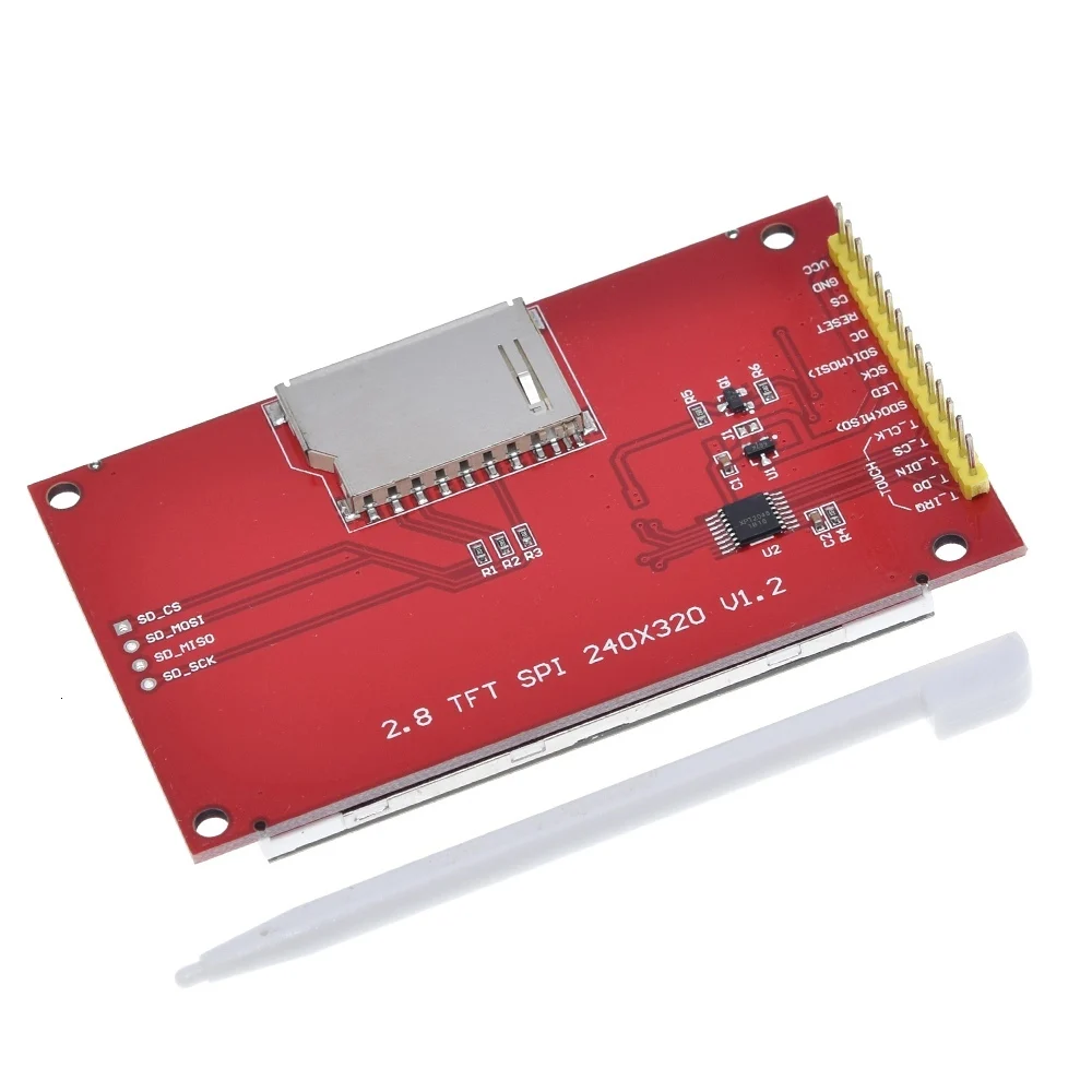 240x320 2," SPI TFT lcd Сенсорная панель модуль последовательного порта с печатной платой ILI9341 5 V/3,3 V 2,8 TFT с сенсорной подарочной ручкой для arduino