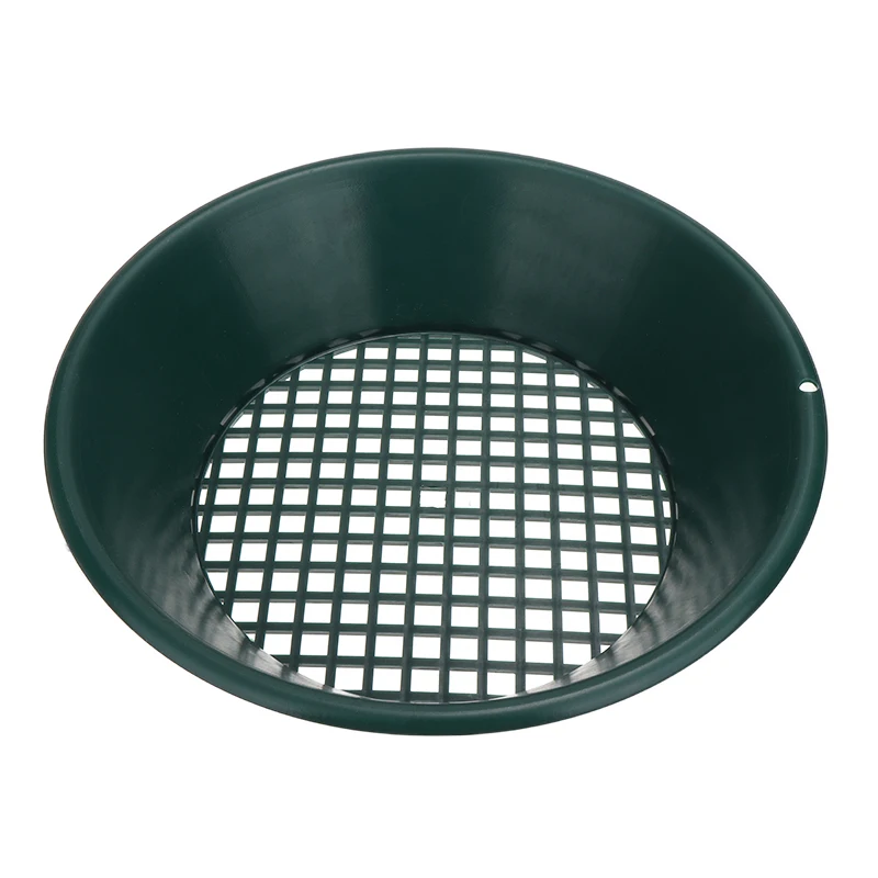 Новый пластиковый зеленый золотой сковорода классификатор сетчатый экран