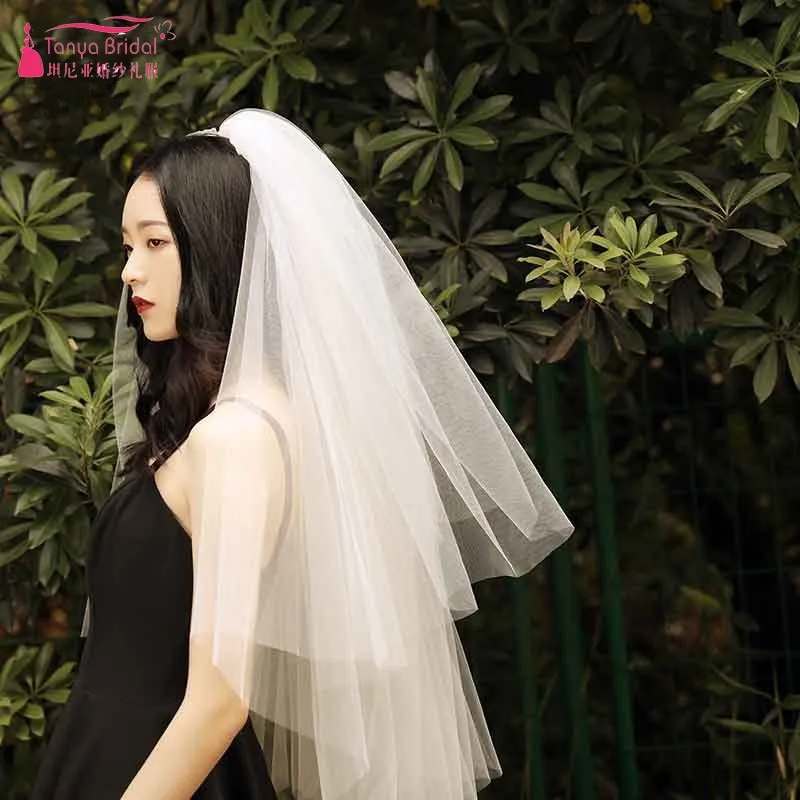 Фата свадебная из простого тюля длиной 150 см цвет слоновой кости аксессуары для