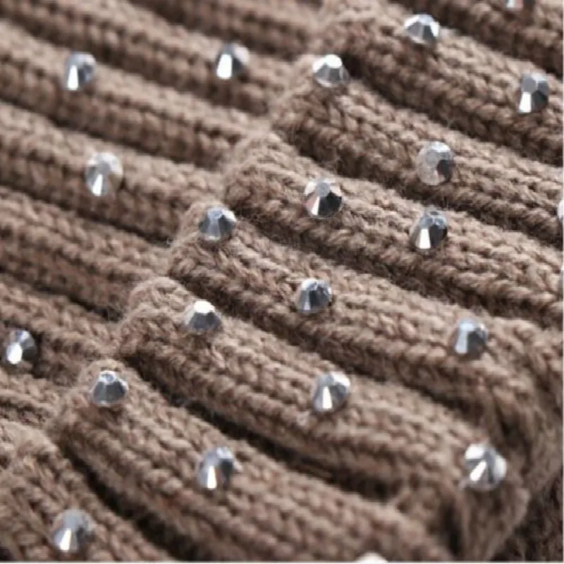 Модная зимняя Детская Вязаная Шапка бини с помпоном теплые шапки для девочек и