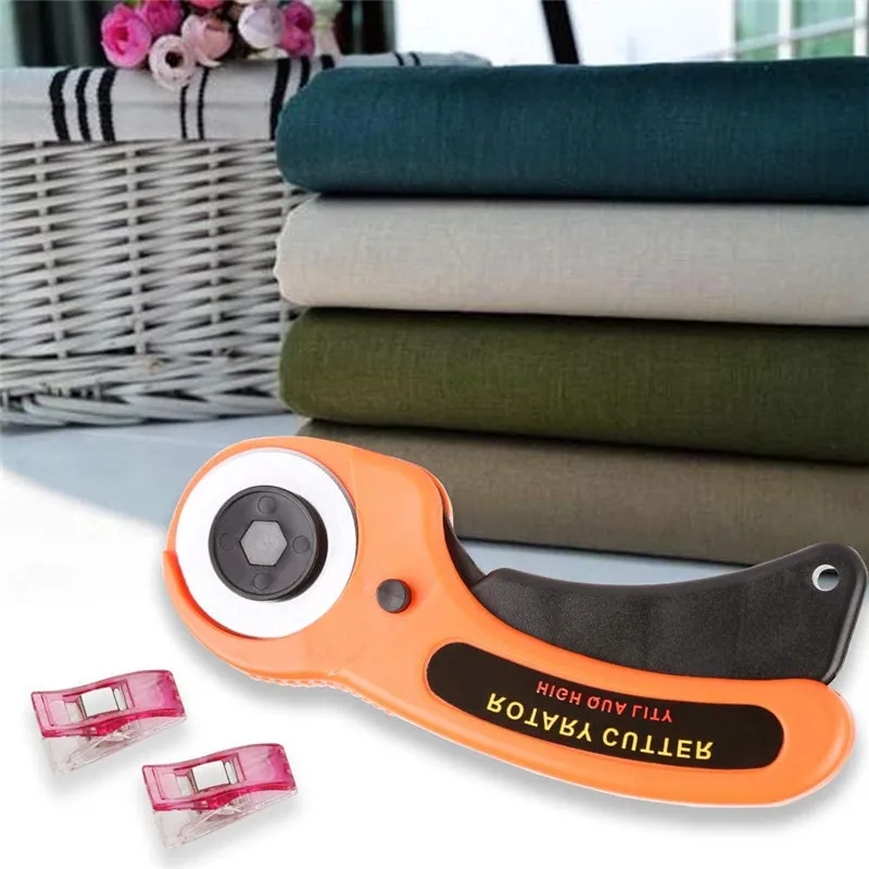 MIUSIE 45 мм тканевый поворотный резак круговое лезвие DIY лоскутное шитье стеганое