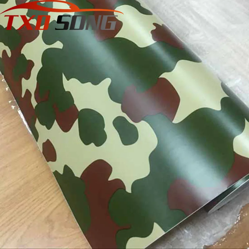 50 см * 200 Премиум Лесной камуфляж виниловая пустынная камуфляжная пленка с