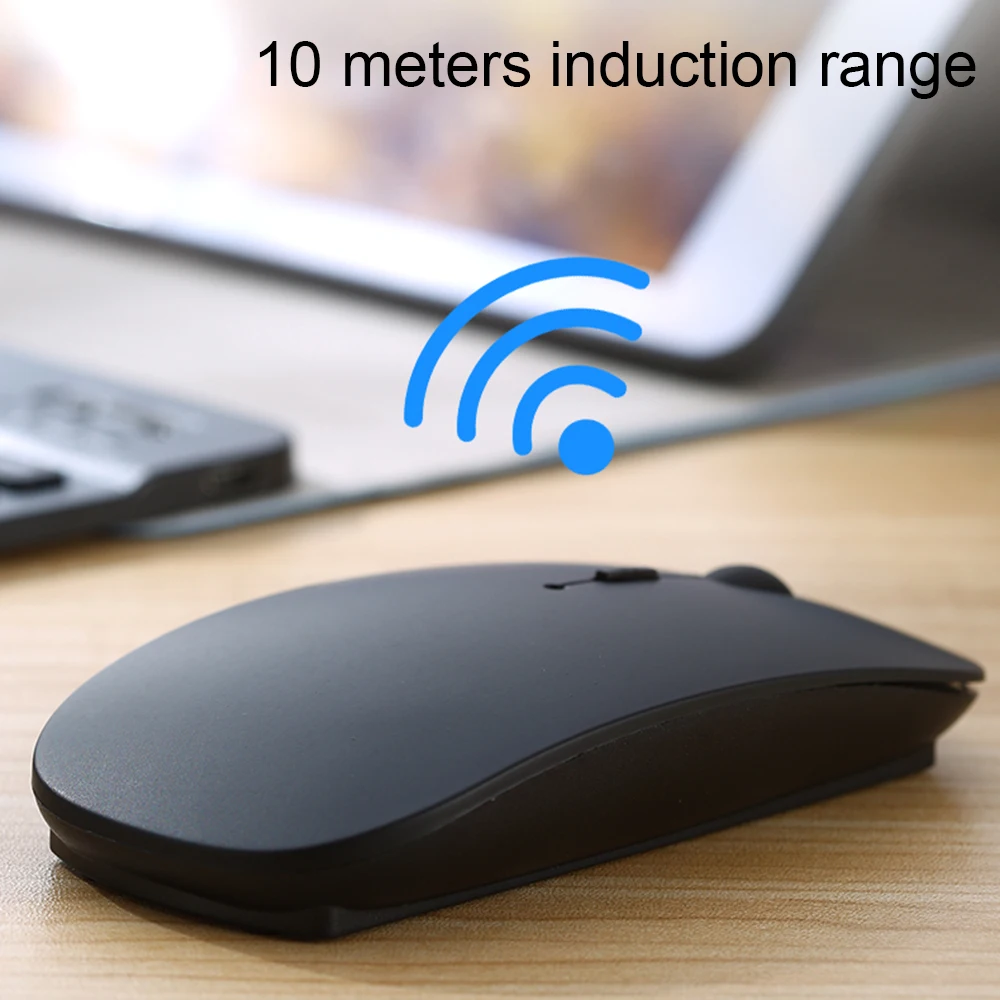 

M105 Wireless Bluetooth Mouse Portable 2.4GHZ Chargeable Mobile Optical Mouse with USB Receiver for Notebook PC Laptop Computer