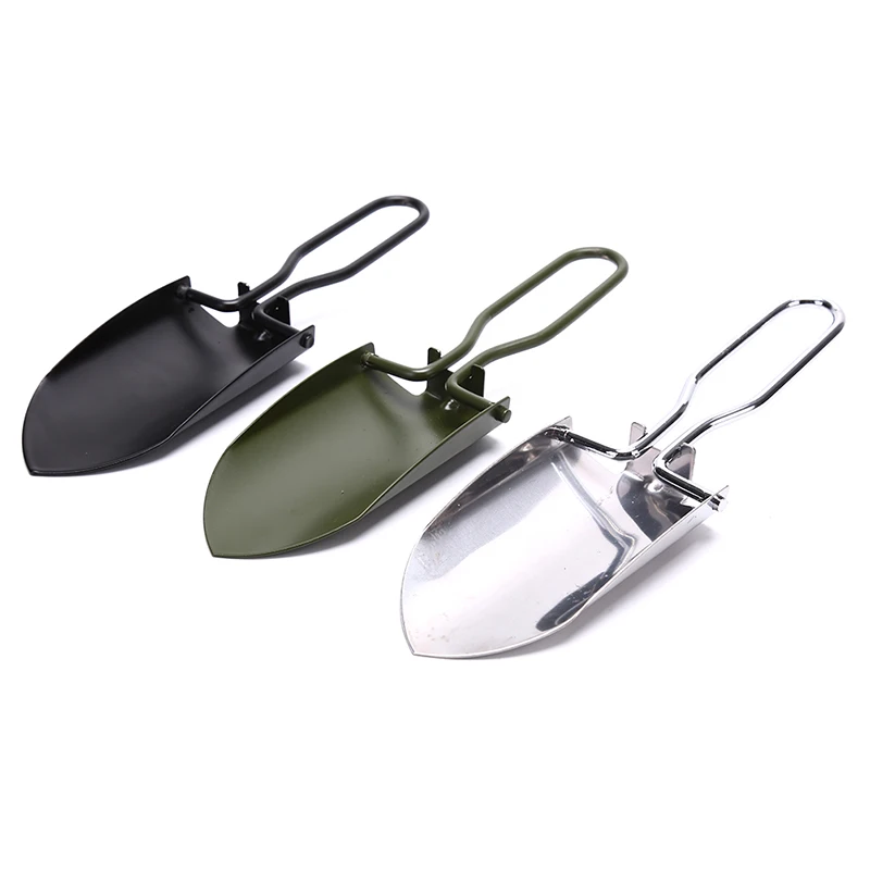 Мини Нержавеющая сталь садовый инвентарь Складная Лопата для кемпинга садовых