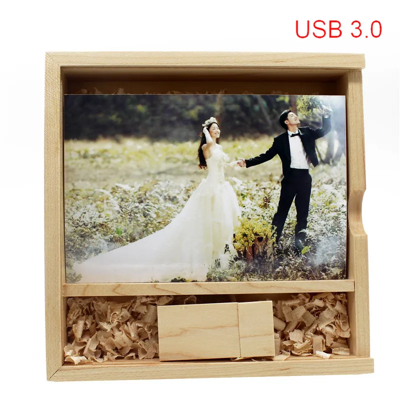 TEXT ME фотография на заказ логотип деревянный+ коробка usb флэш-накопитель 4 ГБ 8 ГБ 16 ГБ 32 ГБ клен usb 3,0 деревянный