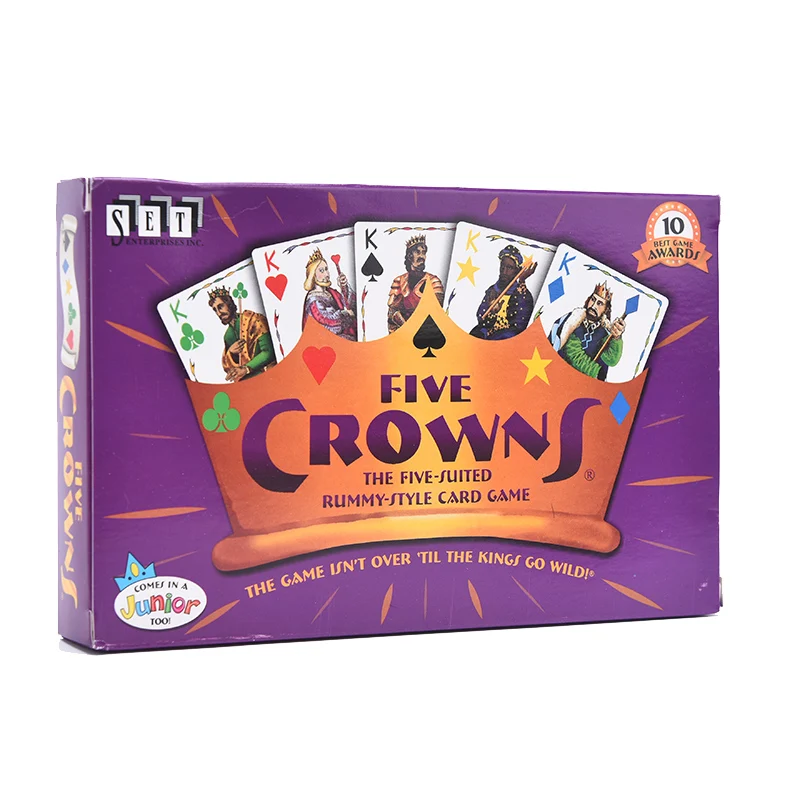 

Five Crowns Entertainment Gift Family Gathering For Children Adluts Playing Card