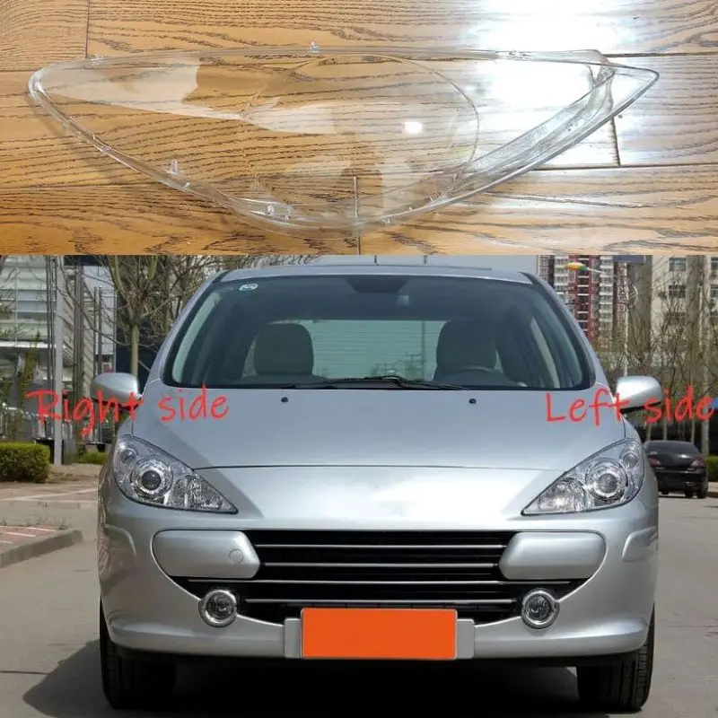 

For Peugeot 307 2008 2009 2010 2011 2012 2013 Car Headlight cover Headlamp Lens Auto Shell Cover