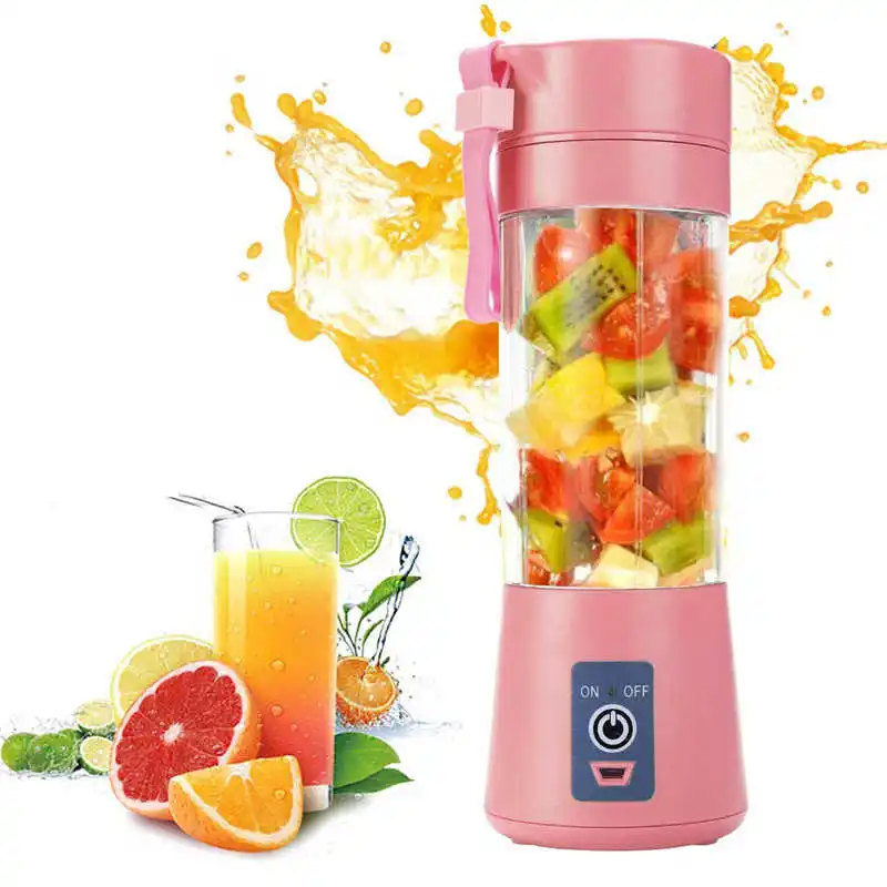 

Portable Glass Blender USB Mixer Electric Orange Juicer Machine Smoothie Blender Mini Food Lemon Squeezer Juice Press CF18