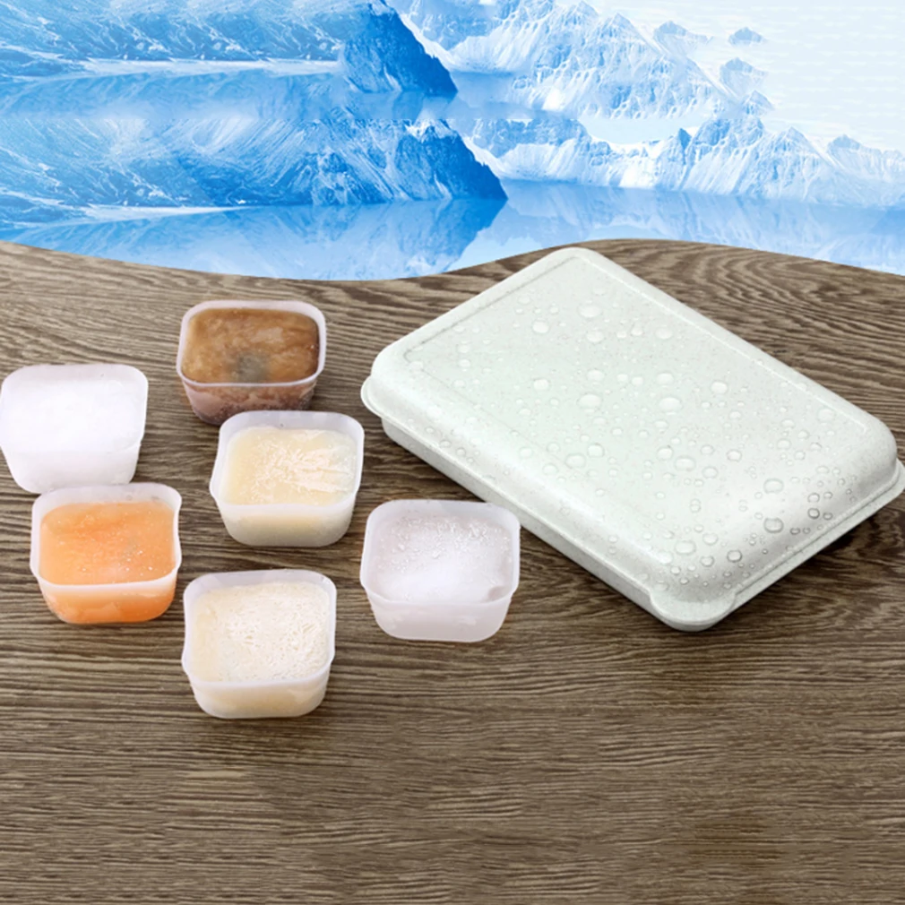 

1 PC Safe Baby Food Freezer Storage Containers Infant Food Supplement Crisper Lunch Snack Tableware Box