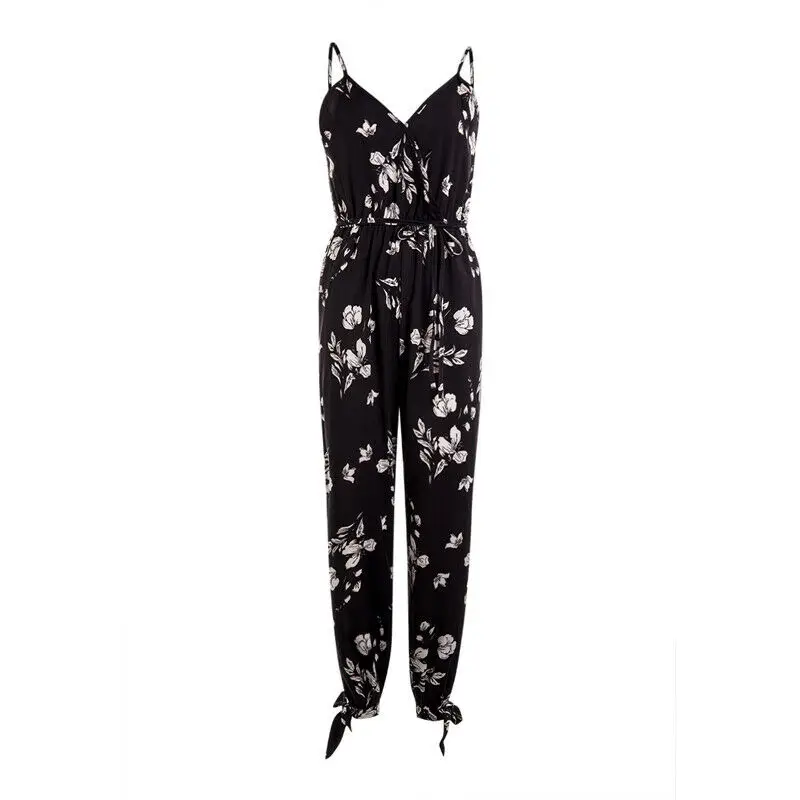 

2019 Hot Autumn Women's Ladies V Neck Clubwear Summer Playsuit Bodycon Party Jumpsuit Romper Trousers