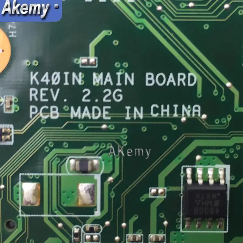 

AK K40IN K50IN Laptop motherboard for ASUS K40IN K50IN X8AIN X5DIN K40IP K50IP K40I K50I K40 K50 Test original mainboard