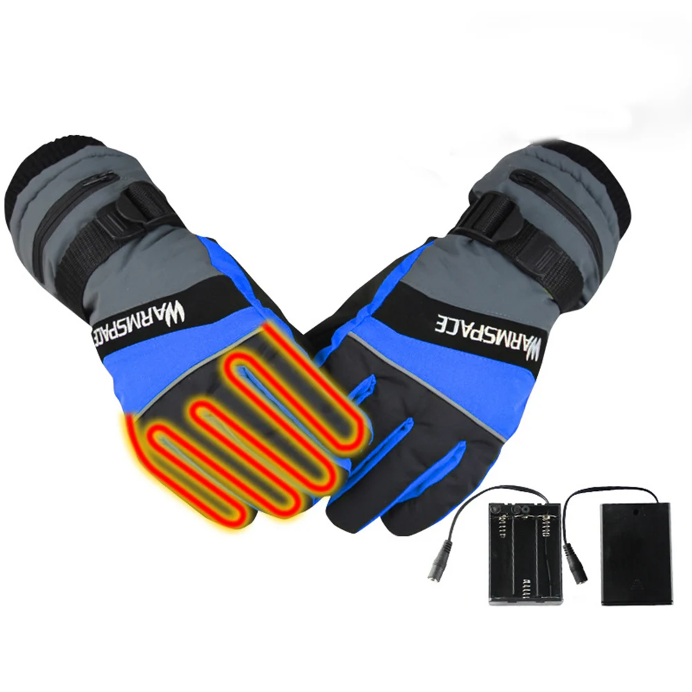 

Motorcycle Accessories Electric Heated Thermal Gloves Windproof Waterproof Outdoor Gloves Anti-Slip Thicken Heated Gloves