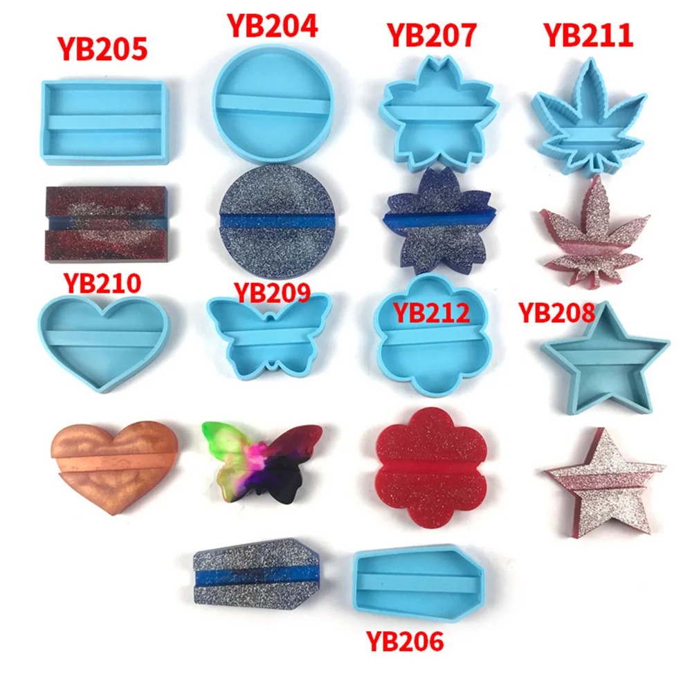 

Diy Crafts Casting Tools Business Card Holder Epoxy Resin Mold Mobile Phone Stand Silicone Mould