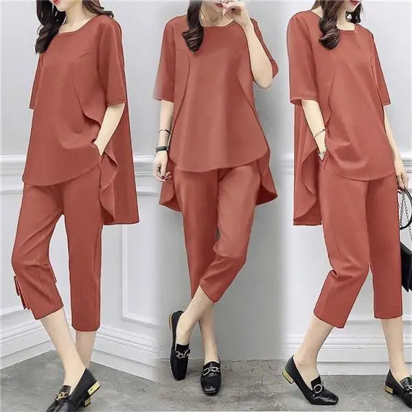 

2020 Women Set Long Sleeve Wide Leg Knit Sexy