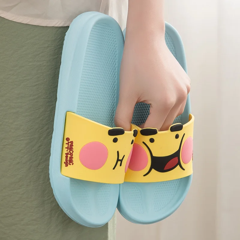 Slipper Female Home Bathroom Non-Slip EVA Soft Bottom Mute Slippers Universal Wear-Resistant  Shoes Women  Home Slippers