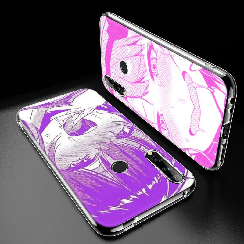 anime girl cartoon japan cute face silicone case for huawei y5 lite 2018 y6 y7a y9a prime 2018 y9 2019 y9s y5p y6p y7p y8p cover free global shipping
