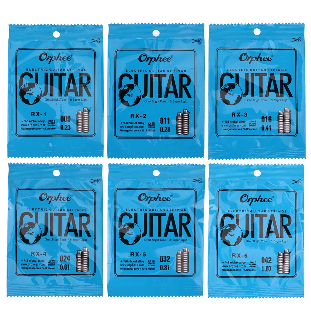 universal hexagonal carbon stahl gitarre saiten 1 6 serie 9 zu 42 zoll einzigen gitarre string für elektrische gitarre teile free global shipping