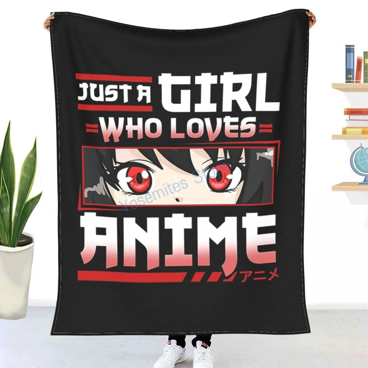 Зимнее Фланелевое покрывало для девочки которая любит аниме-косплей