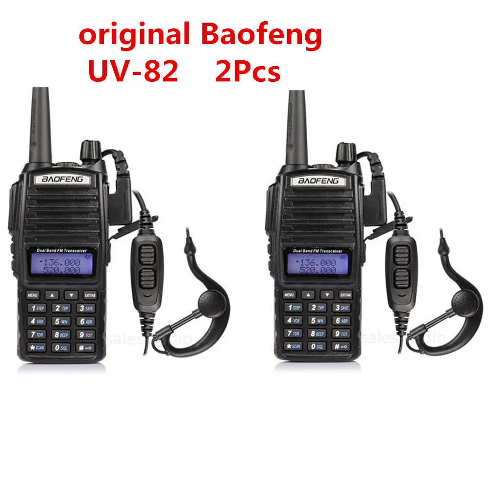 

Рация BaoFeng UV-82 5W Двухдиапазонная VHF/UHF FM приемопередатчик