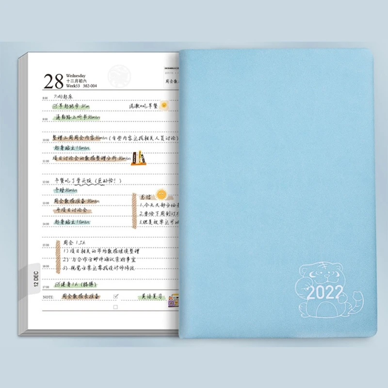 

2022 New 2022 Daily Planner Journal Appointment Diary Lined Daily Pages Hourly Timetable