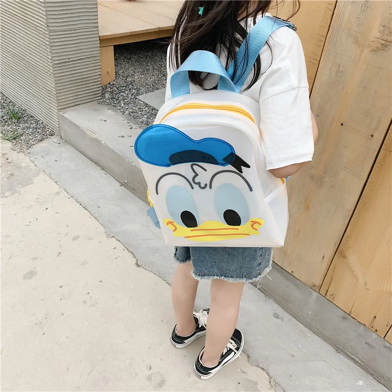 Новый Дисней Дональд Дак Детский рюкзак милый детский сад желе маленькая