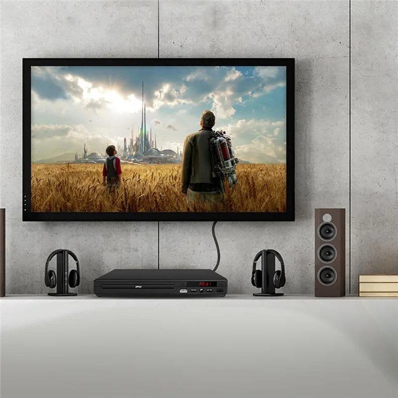 HD 1080P с AV кабелем медиаплеер для ТВ музыки 5 1 развлечения объемным звуком USB
