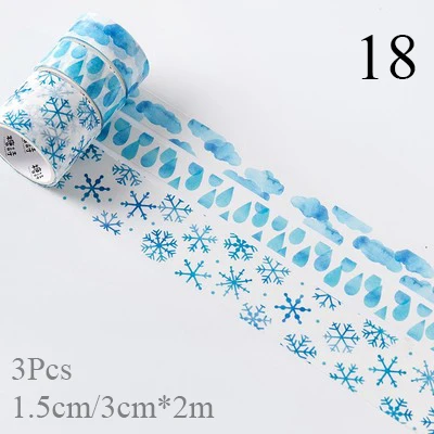 18 3 шт./кор. мультфильм печати лента Washi фрукты клейкой ленты DIY декоративная клейкая лента для дневник в стиле Скрапбукинг фото альбом декор - Цвет: 18