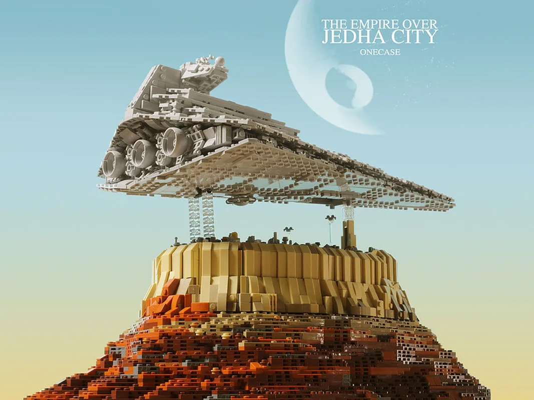 

5098 PCS DHL MOC-18916 Star Toys Wars The Empire Over Jedha City Building Block Bricks Toy for Christmas Gift 18916 05027