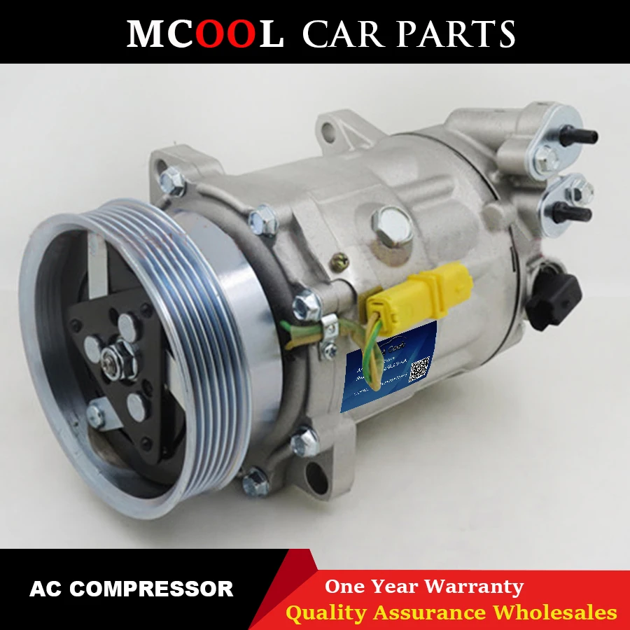 Авто компрессор переменного тока для автомобиля Peugeot 407 607 Citroen C5 9656572180 6453XW 648720