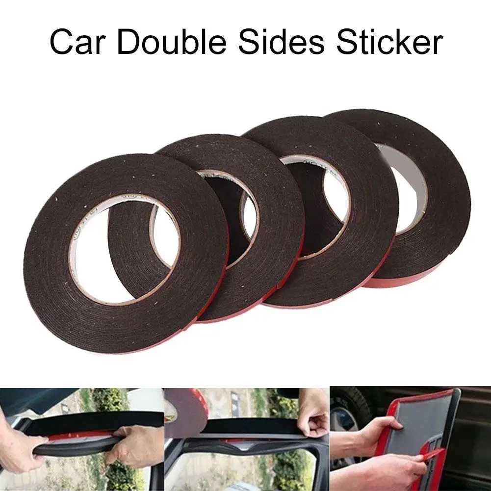 

50% HOT SALES!!! 25m 6mm/8mm/10mm/20mm Car Vehicle Double-Sided Powerful Adhesive Tape Sticker