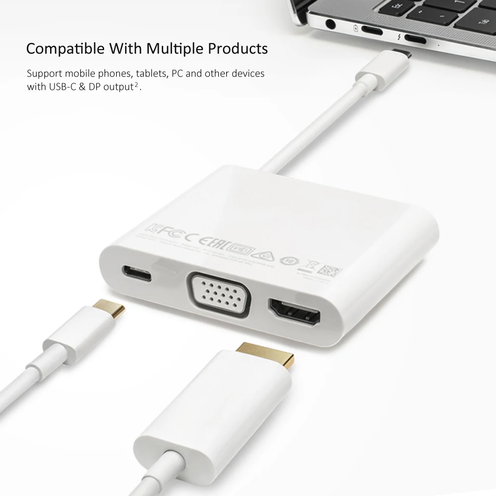 Для HUAWEI MateDock 2 Док-станция USB C концентратор VGA USB-A USB-C HDMI интерфейс зарядка передача данных для HUAWEI Mate20 P20