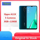 Оригинальный Oppo A11X 4G LTE мобильный телефон, Android 9,0, 8 Гб ОЗУ 128 Гб ПЗУ, 48 МП, 5000 мАч, Snapdragon 665, 6,5 дюйма, IPS X, сканер отпечатка пальца