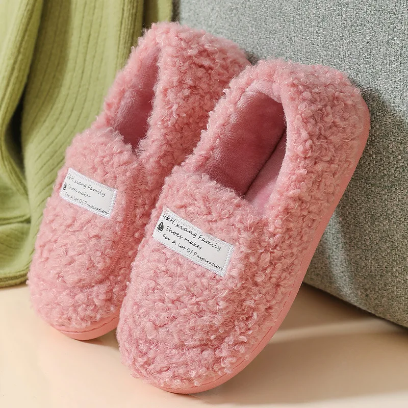 Womens Fluffy Slippers Cute Velvet Plush Best House Slippers Non Slip  Platform Casual Winter Slippers For Women Soft Designer