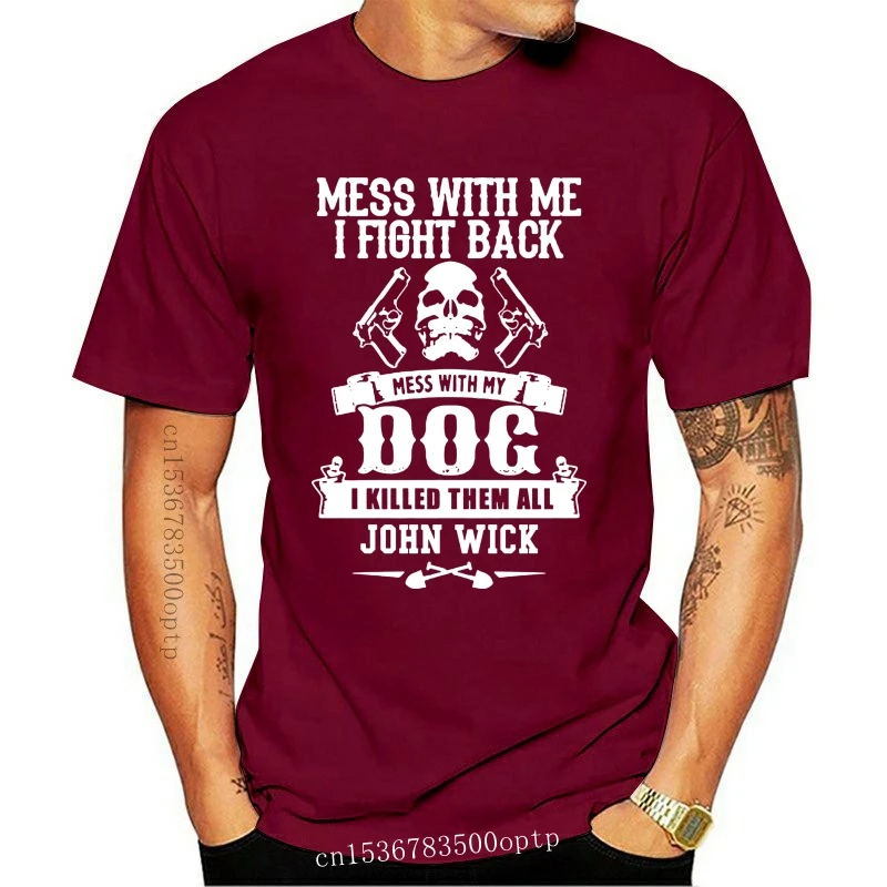 

New 2021 John Wick Men's T-Shirt Size S-3XL Casual Man Tees Mens Tops Short Sleeves Cotton Fashion Free Shipping Top Tee T Shirt