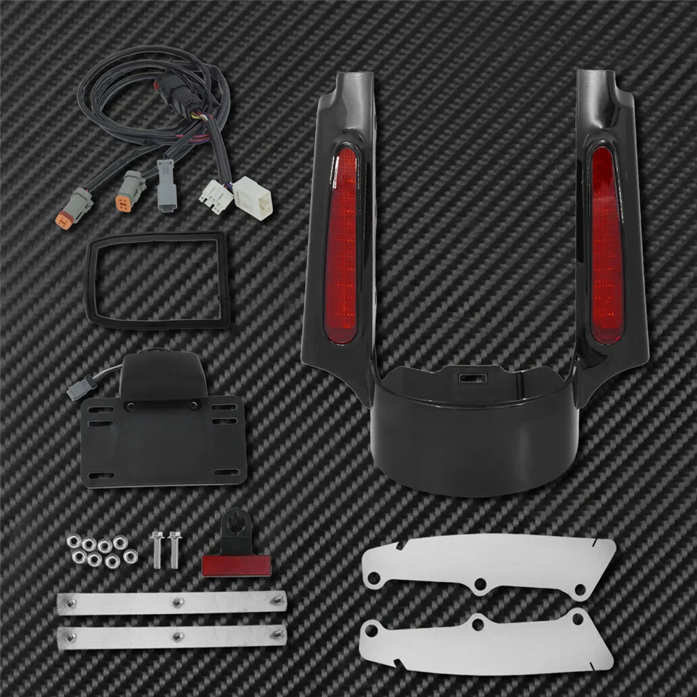 Удлинитель для заднего крыла мотоцикла светодиодный фсветильник поворота Harley