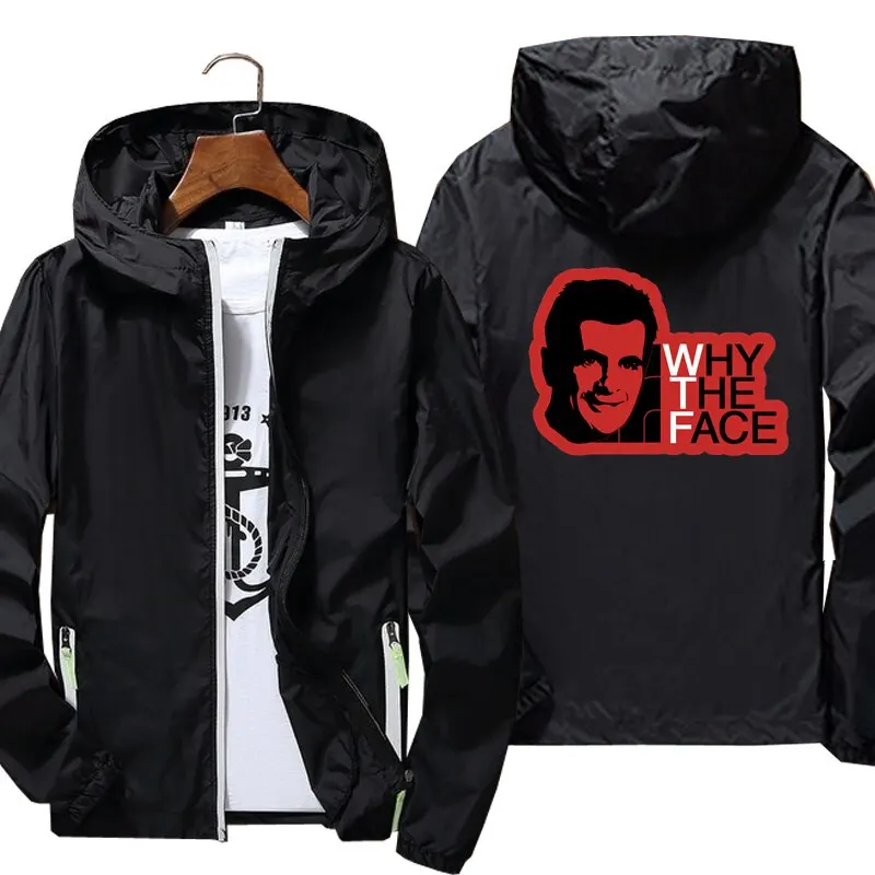 

2021 Men's windbreaker phil dunphy 1 printing indbreak jacket Reflective Skin Sun Spring Autumn parkas