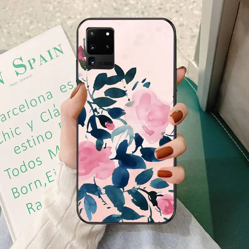 

Eaf Petal Plant Flower Phone Case For Samsung A51 71 31 40 30s 21s Galaxy S9 10 20 Plus Note9 10pro 20 20ultra