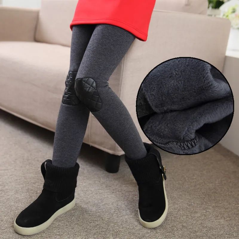 Pants as shown Леггинсы для девочек; зимние штаны; детские штаны; леггинсы для девочек; теплые флисовые брюки с имитацией двух предметов; детская юбка; брюки - Цвет: Pants as shown