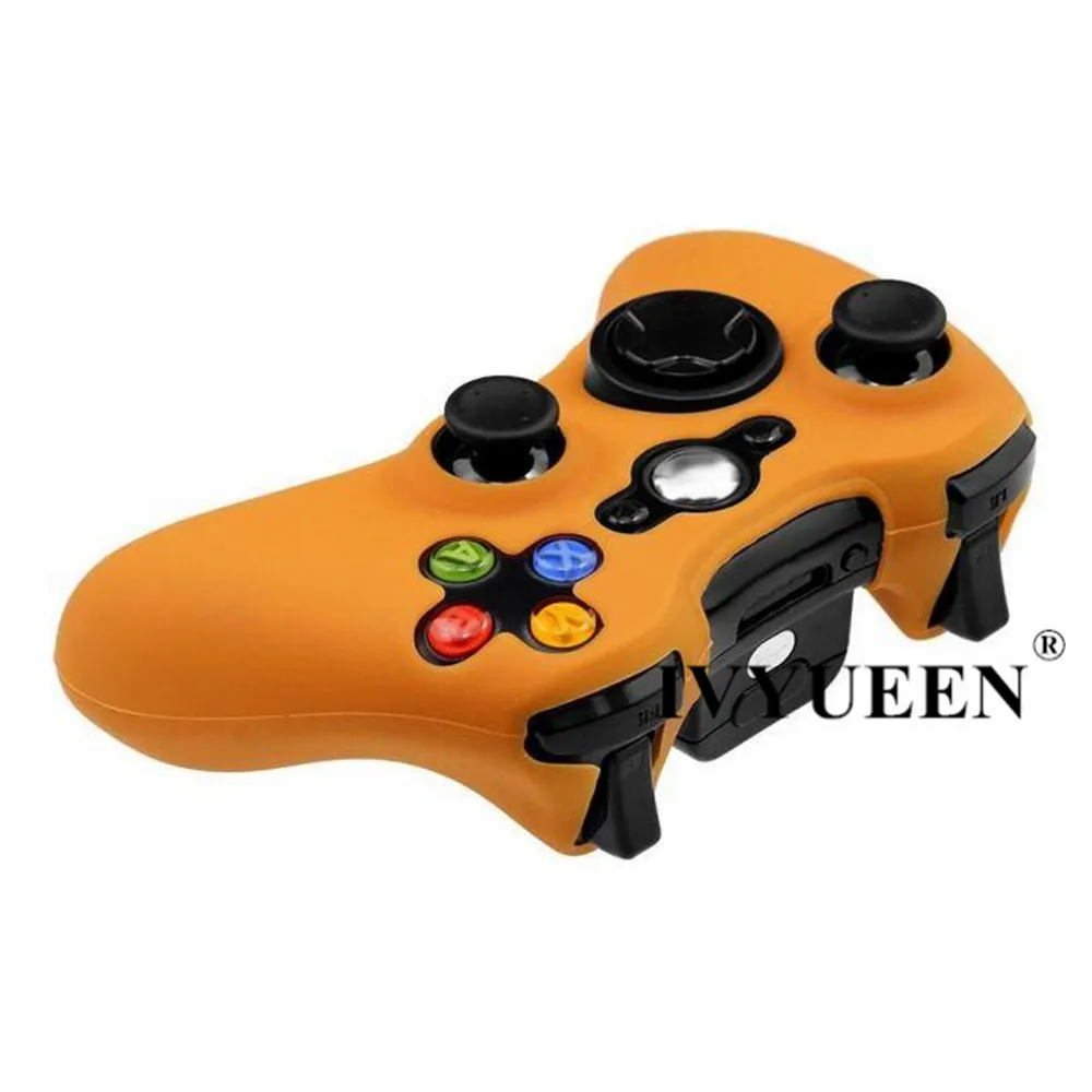 IVYUEEN 20 цветов мягкий силиконовый защитный чехол для microsoft Xbox 360 проводной/беспроводной контроллер аналоговые палочки крышки