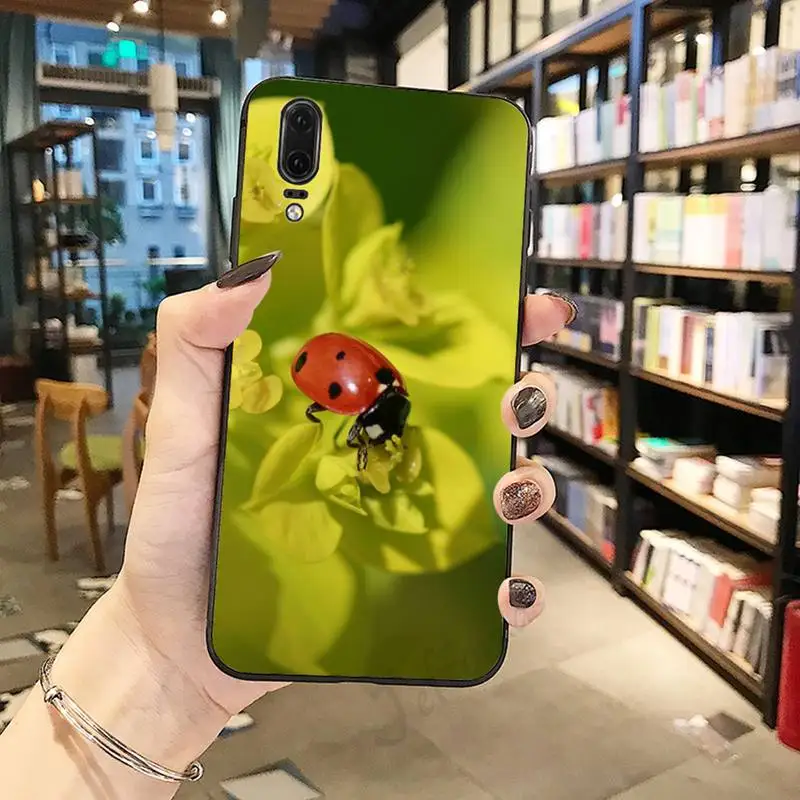 

Four leaf clover ladybug cute animal Phone Case For Huawei honor Mate P 10 20 30 40 Pro 10i 9 10 20 8 x Lite