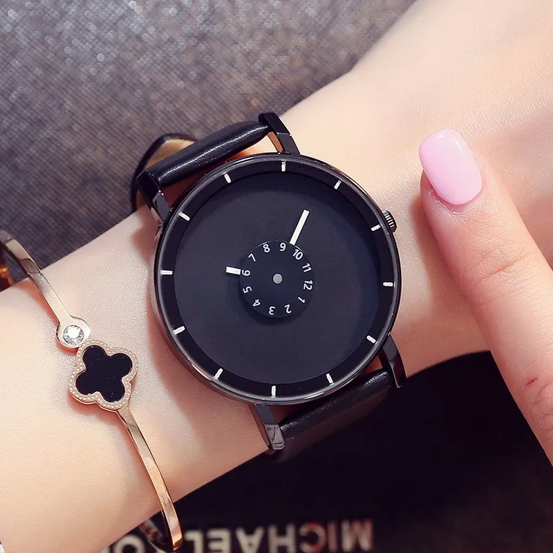 

Top Fashion Luxury Brand Bracelet Watches Women Men Casual Quartz Watch Leather Dress Wristwatch 8O96