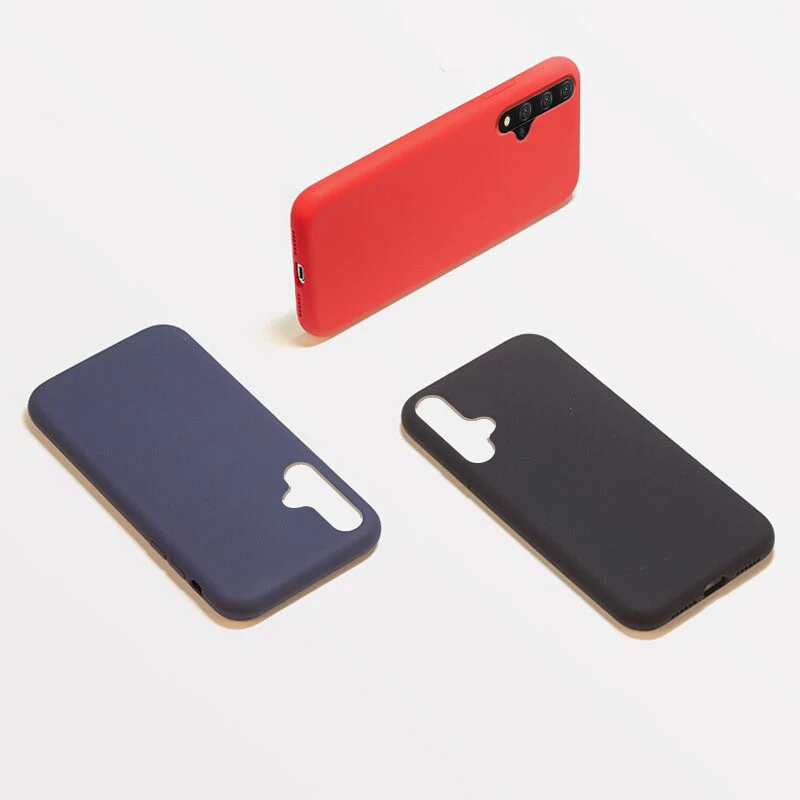 Keajor Liquid silicone Case For Huawei Honor 20 pro Summer Colors Fundas Soft Back Cover Honor20 Pro |