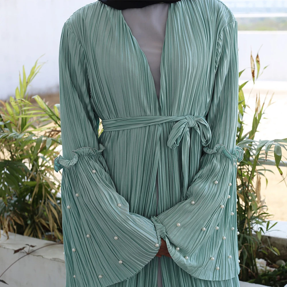 

Ramadan Eid Arabic Abaya Dubai Plus Size Turkey Kimono Cardigan Hijab Muslim Dress Caftan Kaftan Islamic Clothing For Women Robe