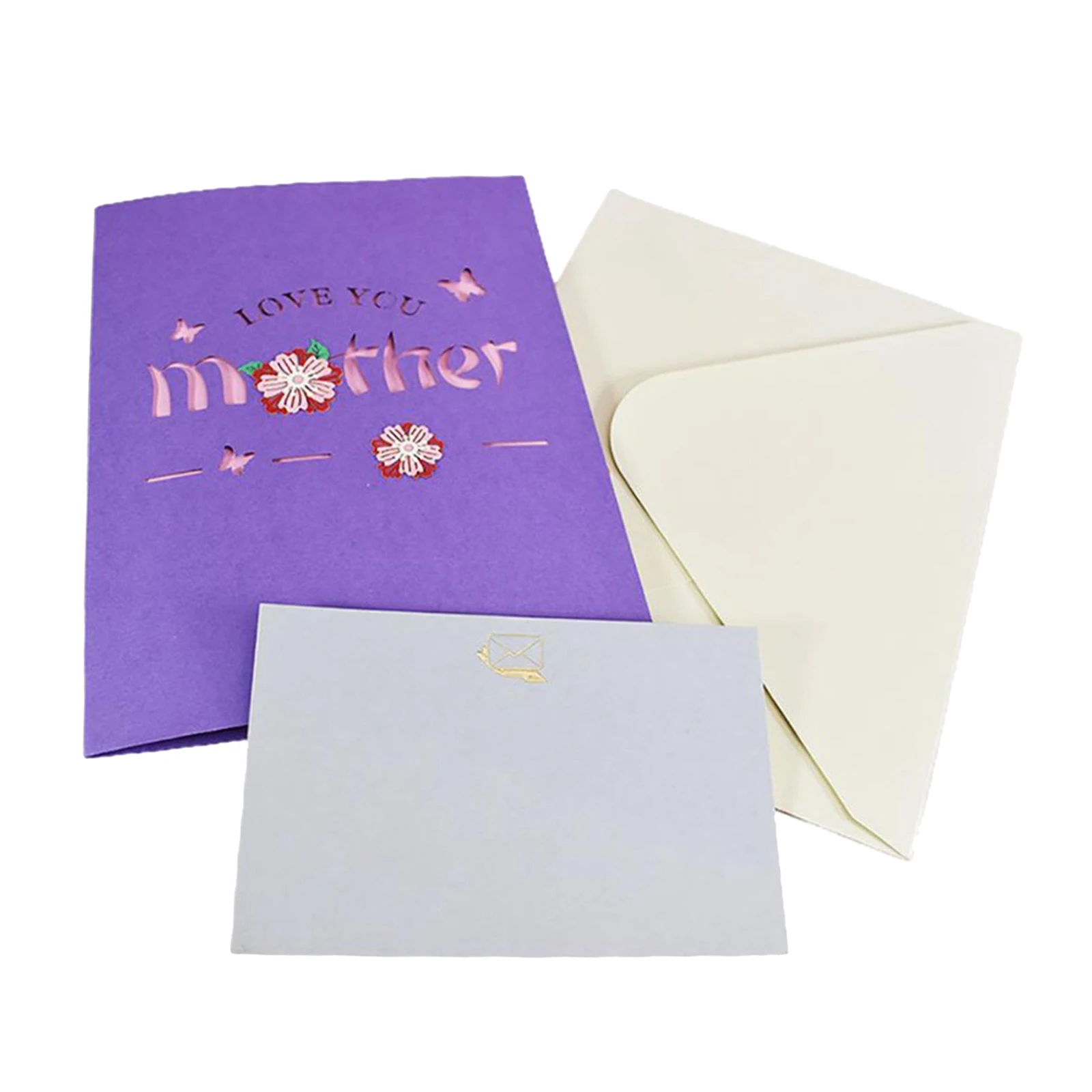 

Mother's Day Greeting Cards, Mother's Day Gift From Daughter/Son, Blessing Card with Envelope, Birthday Cards for Mom Gift