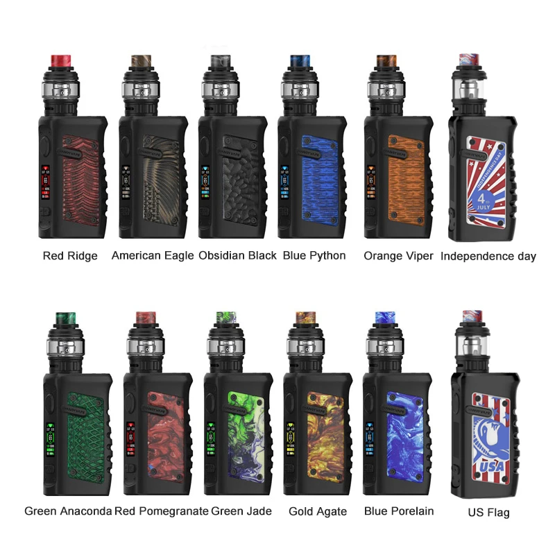 Новый оригинальный Vandy Vape Jackaroo набор 100 Вт VandyVape JACKAROO Mod G10 и смола