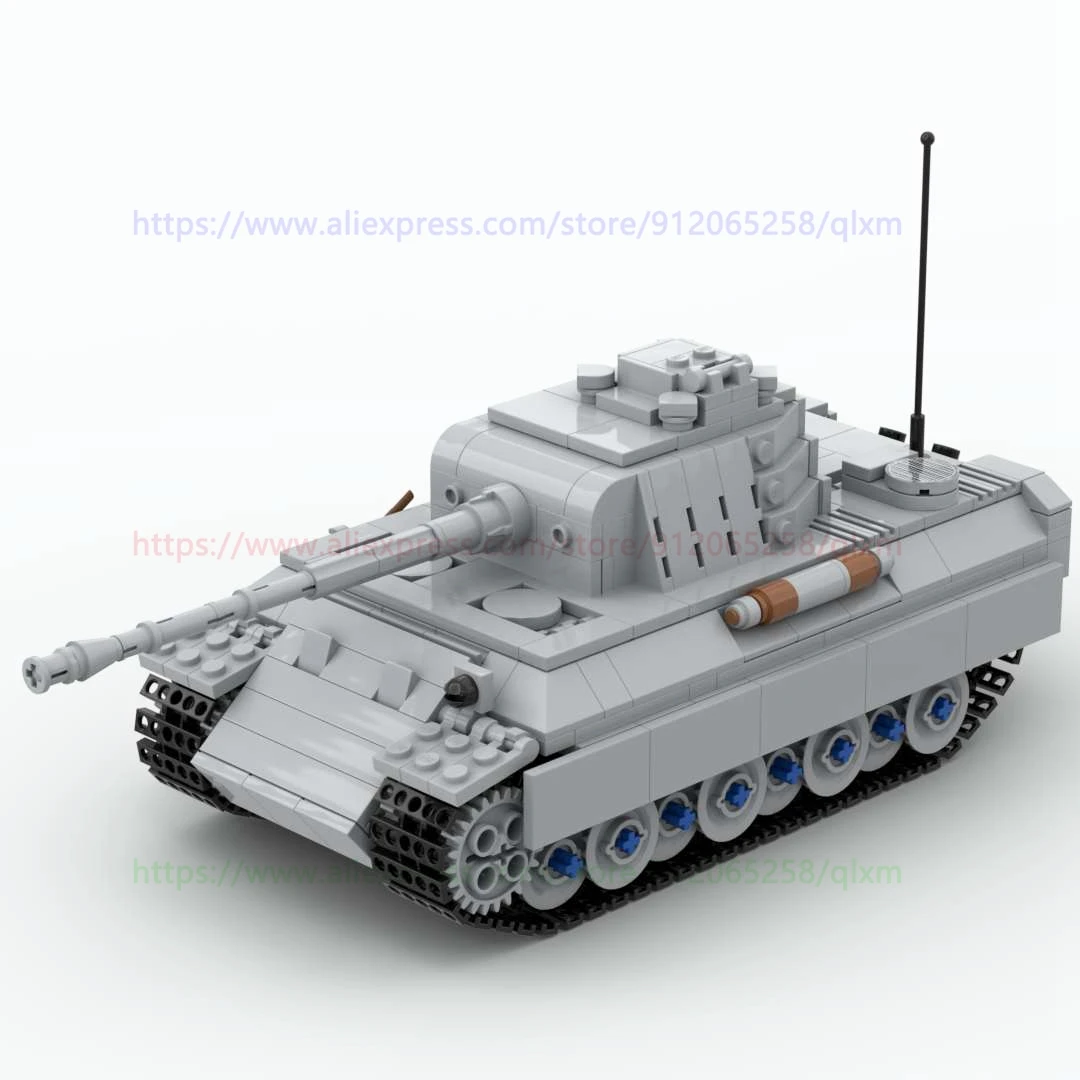 

Building Blocks Tank PzKpfw V Panther v2 WW2 Military Series Toy for Soldier Figures Weapon Bricks Children Birthday Gift 673pcs