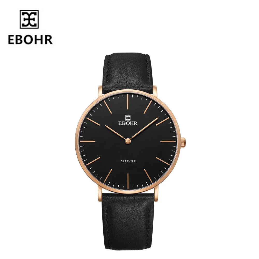 EBOHR тренд мужские и женские часы с модным ремешком пара кварцевые скандинавские