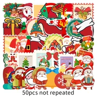 103050pcs christmas santa claus kids gift graffiti stickers luggage computer scooter motorcycle stickers wholesale